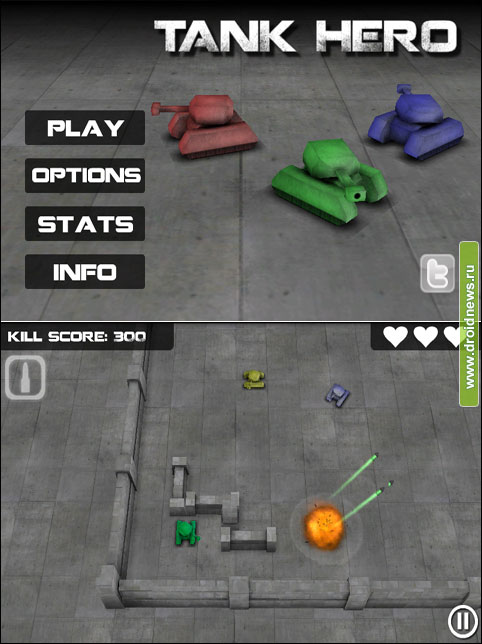 Tank Hero - герой танковых баталий!