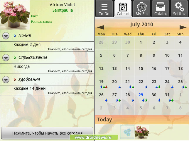 uFlowers – лучший помощник по уходу за цветами