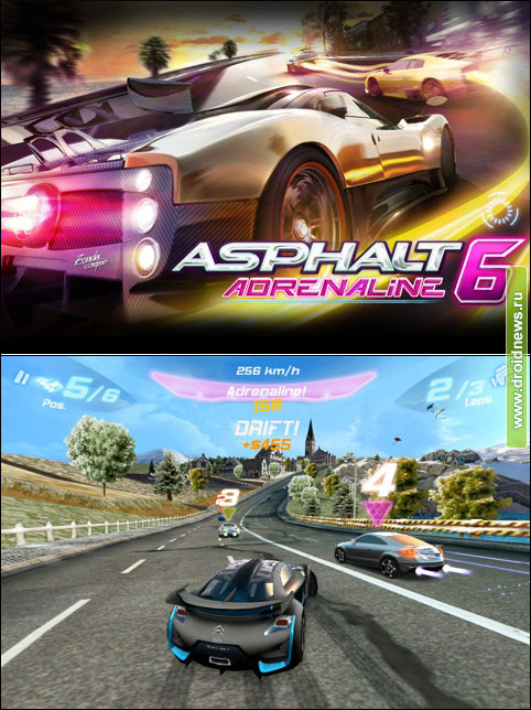 Asphalt 6 Adrenaline - стирая шины летим вперед
