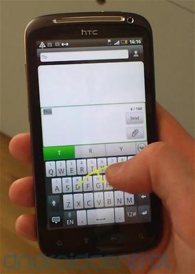 Новый метод ввода от HTC - Trace