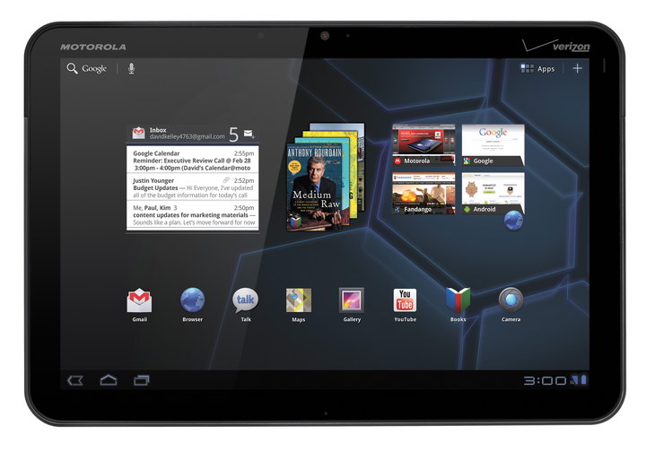 Обзор планшета на Android 3.0 Motorola Xoom