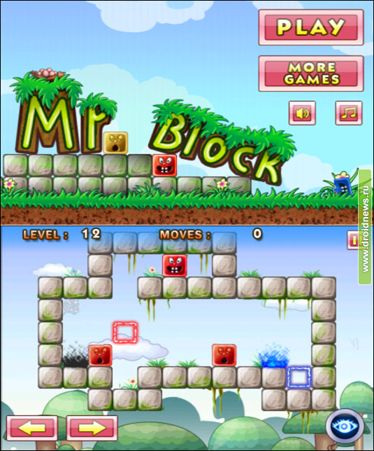 Mr. Block - катился мистер кубик