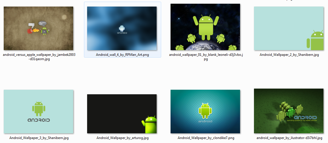 Подборка обоев с Android для ПК