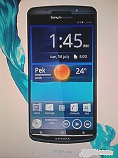 Догадки о Sony Ericsson Xperia Duo