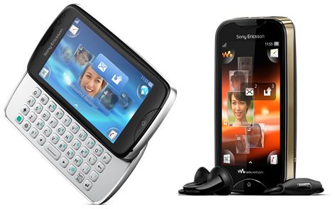 Компания Sony Ericsson представила в Facebook два новых телефона