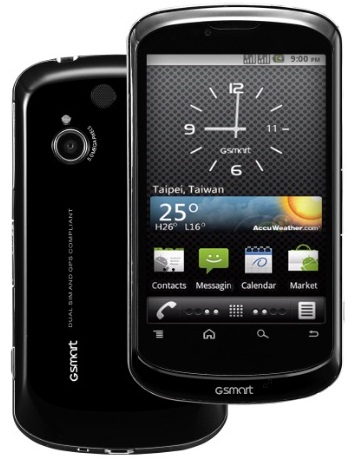 В продаже - двухсимовый андроидфон GSmart G1315 с экраном 3,5 дюйма