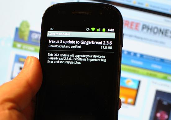 Nexus S от T-Mobile получил обновление до Android 2.3.6
