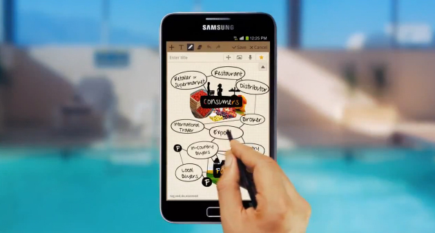 Еще одно непонятное устройство, но уже от Samsung - Galaxy Note