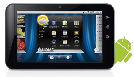 Dell Streak 7 получает Honeycomb