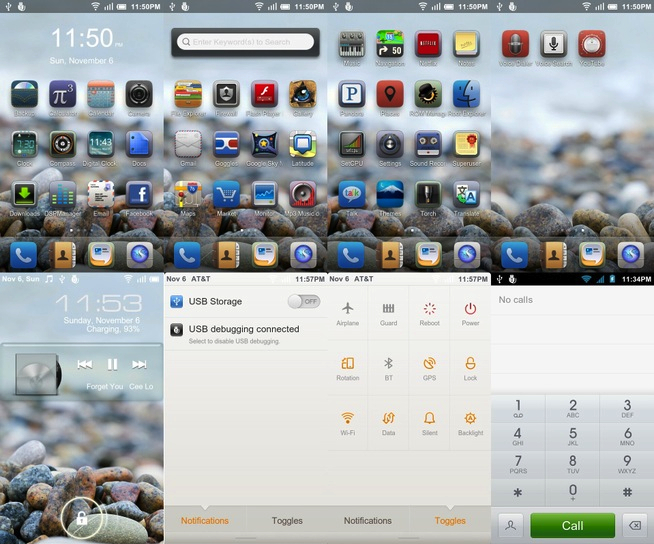 MIUI на основе Ice Cream Sandwich для Samsung Galaxy S II