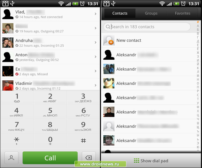 exDialer - удобная звонилка для Android