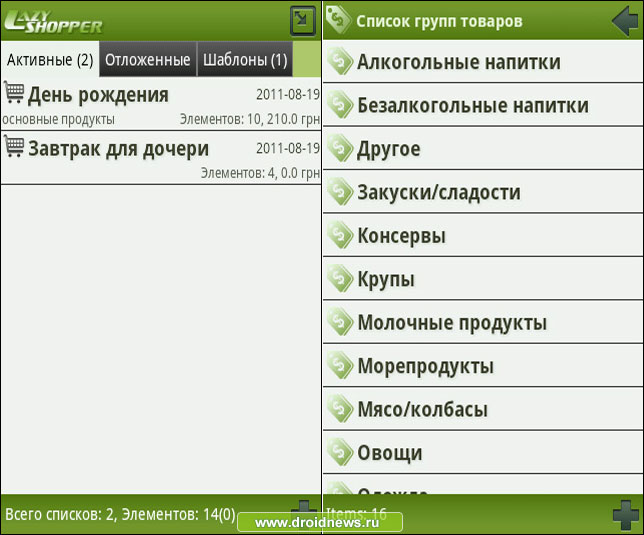 LazyShopper - закупаться не лень!