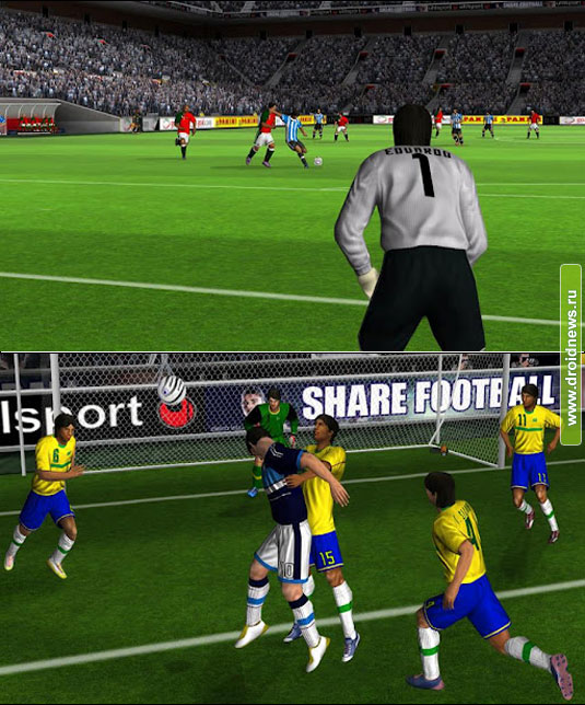 Real Football 2012 HD - новый футбол на Android