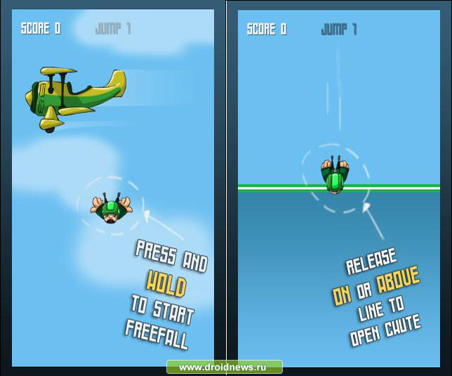 Skydiver Drop Zone - почувствуй свободное падение