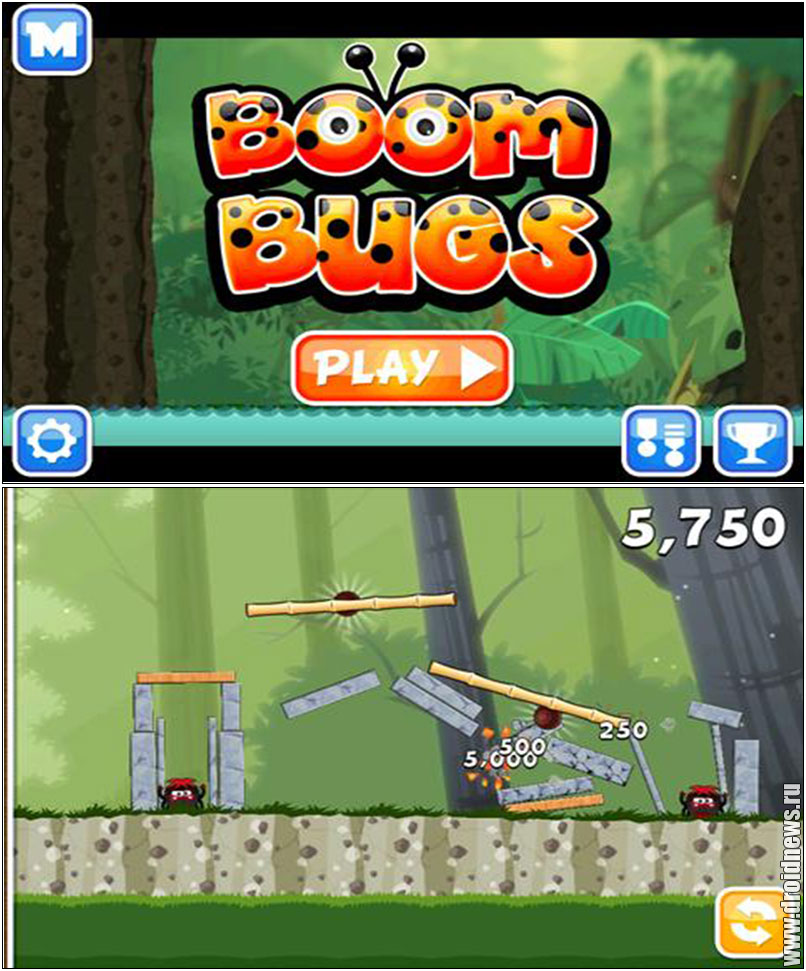 Boom Bugs - логические пауки
