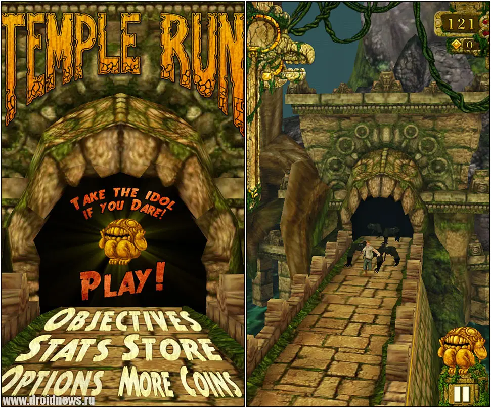 Temple Run - увлекательный побег из зловещего храма