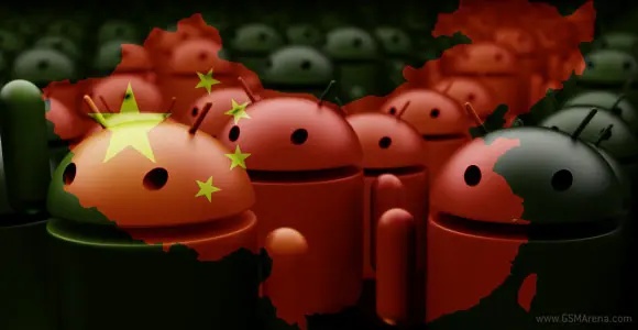 9 из 10 проданных в Китае смартфонов на Android