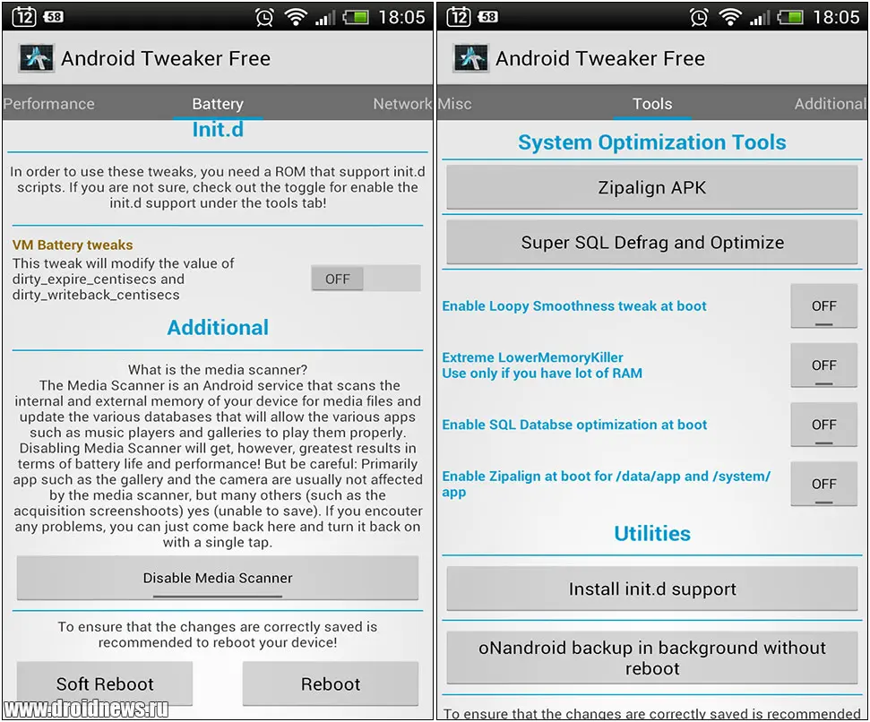 Android Tweaker