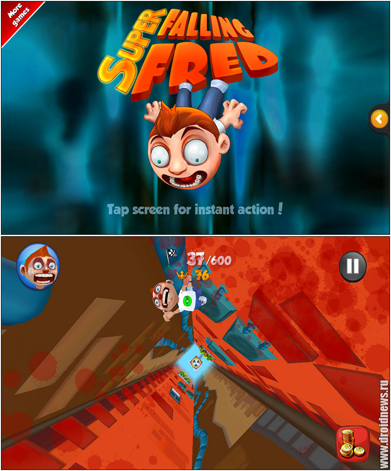 Falling Fred - прыжки без парашютов