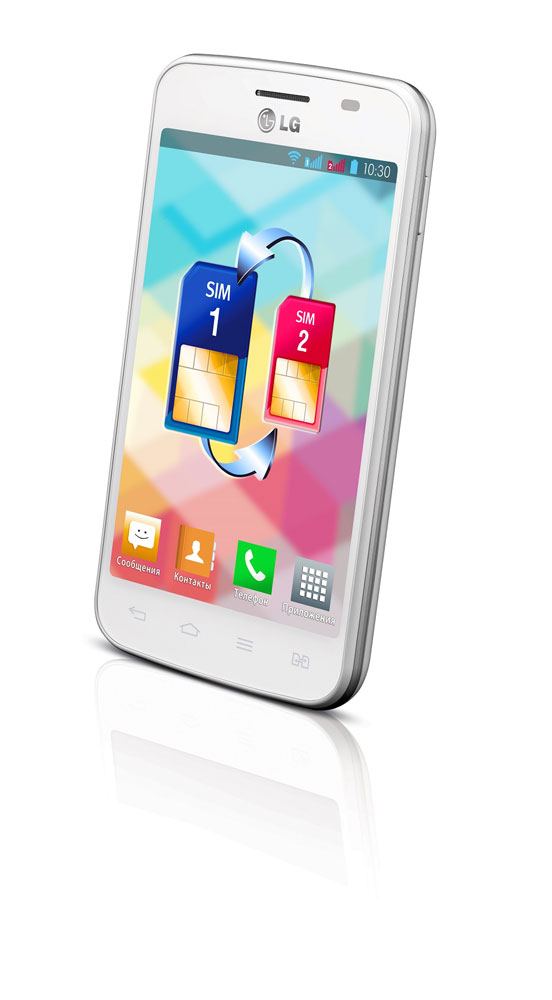 Cмартфон LG Optimus L4 II dual появляется в России