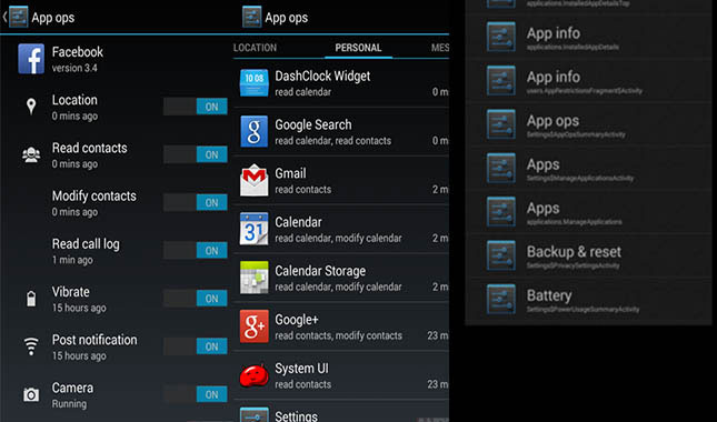 Permission Manager появился в Android 4.3
