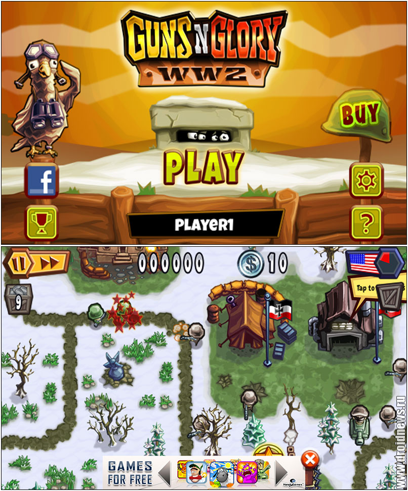 Guns’n’Glory WW2 - второй мировой tower defense