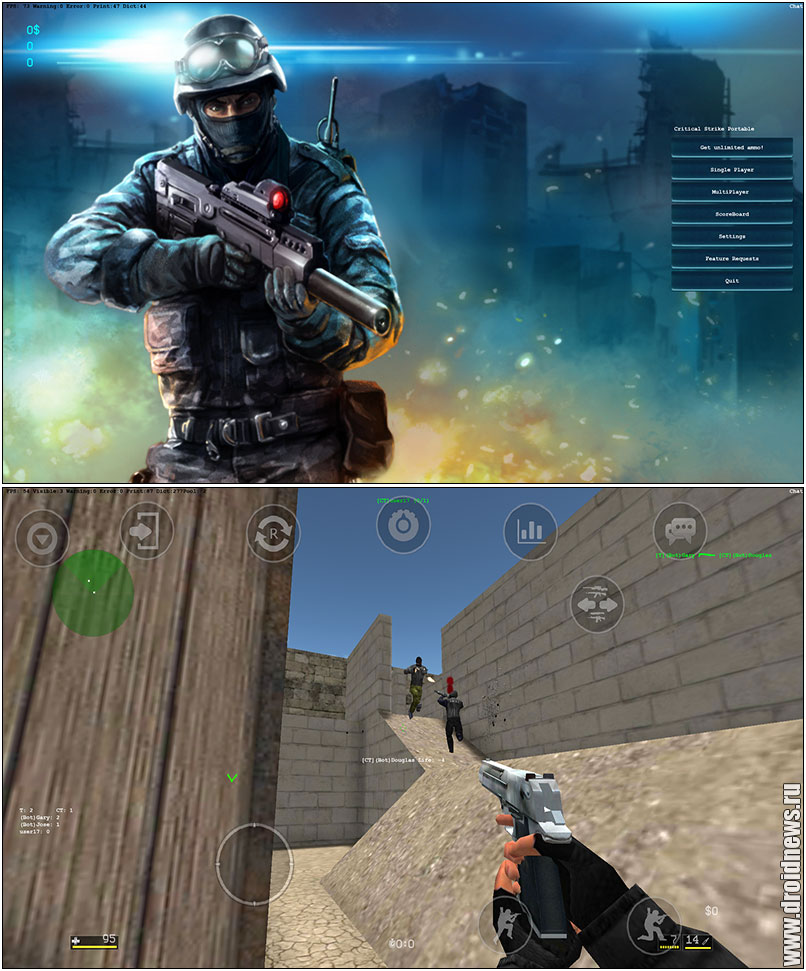 Critical Strike Portable - да вот он - Counter Strike на Android!