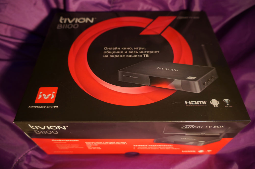 Обзор ТВ-приставки TIVION B1100