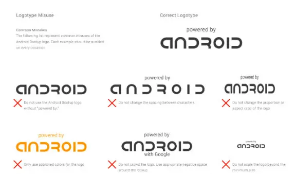 "Powered by Android" на всех устройствах с Android