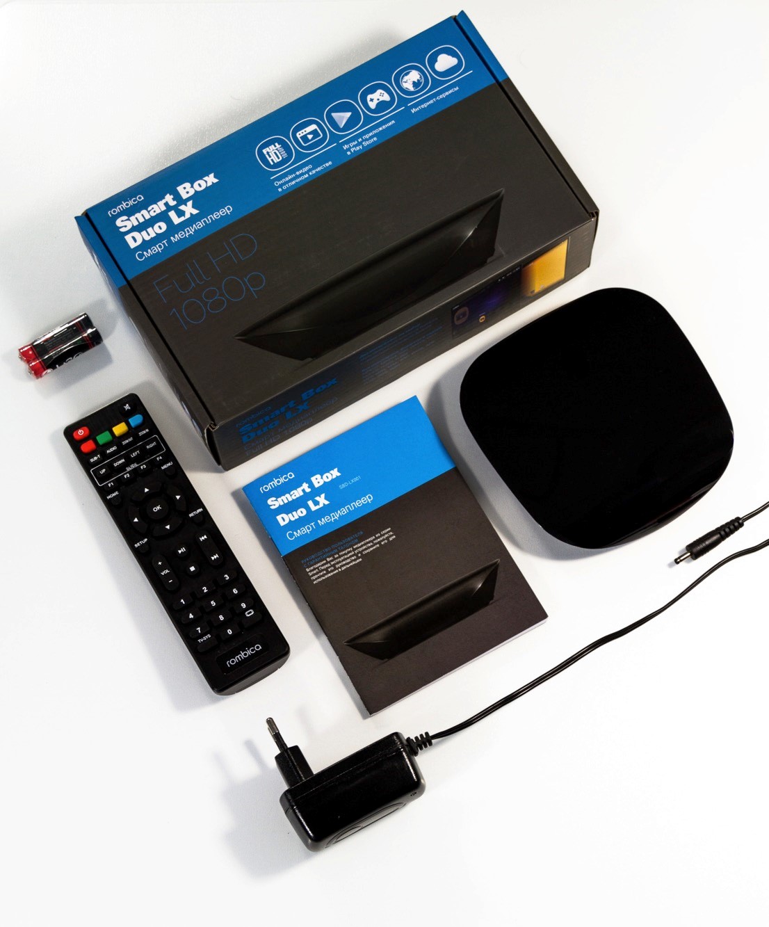 Современный мультимедиа плеер и Смарт ТВ приставка - Rombica Smart Box Duo LX